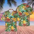 Crab Pineapple Floral Tropical Aloha Hawaiian Shirt | HW1283