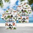 Basset Hound Vacation Multicolor Unique Hawaiian Shirt | HW1342