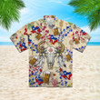 Texas Longhorn Bluebonnet Floral Hawaiian Shirt | HW1129