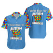 Autism Awareness Cool Design Aloha Hawaiian Shirt | HW1083