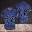 Blue Tribal Dragon Cool Design Aloha Hawaiian Shirt | HW1103