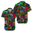 Hippie Vintage Trippy Mushroom Hawaiian Shirt | HW1100