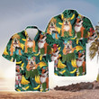 Bulldog Summer Leaves International Dog Day Hawaiian Shirt | HW1227