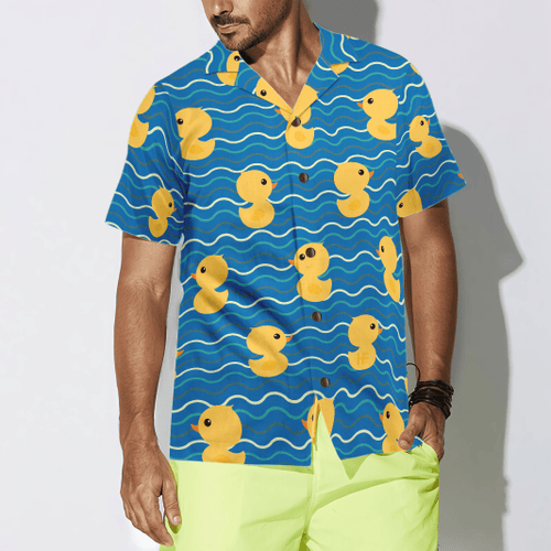 Little Ducks On The Water Hawaiian Shirt -PersonalizedFury