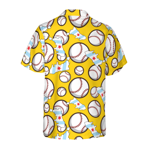 Chicago Proud Flag Baseball Hawaiian Shirt -PersonalizedFury