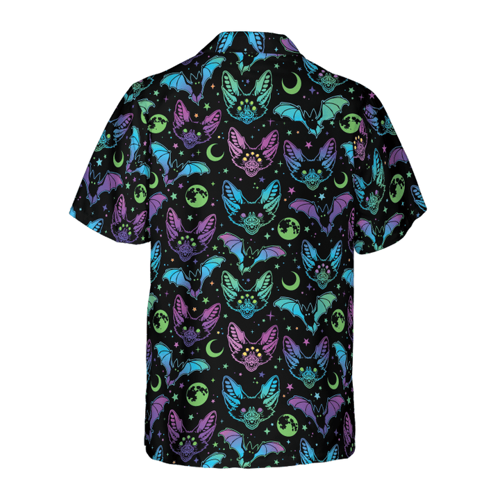Multicolored Bats Hawaiian Shirt