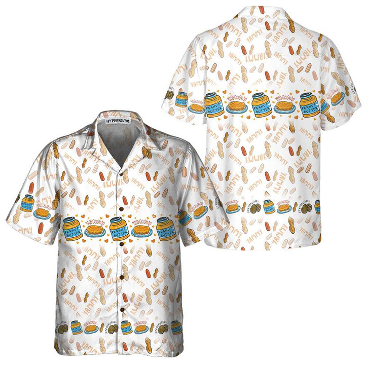 Yammy Peanut Butter V2 Hawaiian Shirt, Funny Peanut Butter Shirt, Gift For Peanut Butter Lovers