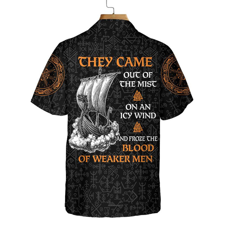 Viking They Came Out Of The Mist Viking Hawaiian Shirt, Viking Shirt Gift For Men And Women