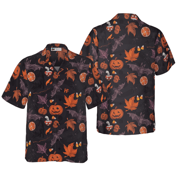 Halloween Spooky Art Hawaiian Shirt