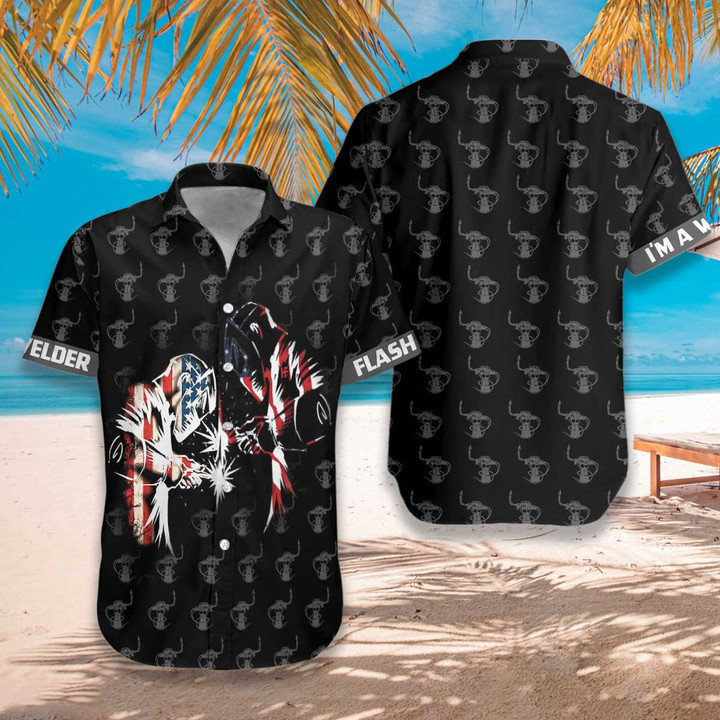 American Flag Hawaiian Shirt | HW1666