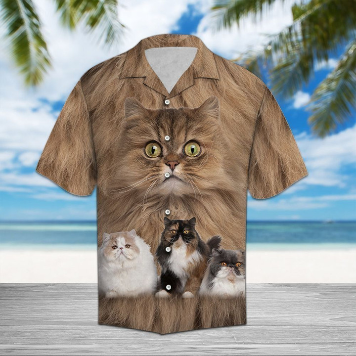 Persian Cat Great Brown Nice Hawaiian Shirt | HW1360