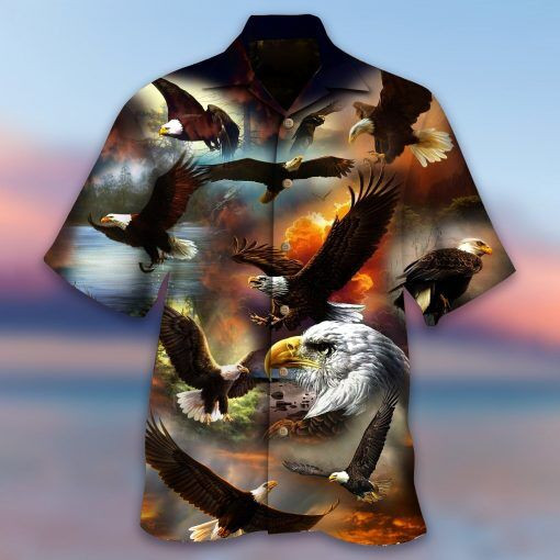The Eagle Soars Alone Hawaiian Shirt | HW1312