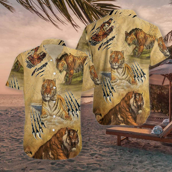 Tiger Claw Hawaiian Shirt | HW1410