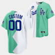 Los Angeles Dodgers Custom 2022 All-Star Celebrity Softball Game 00 White Green Jersey