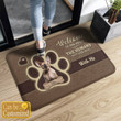 Welcome To Paw House Sphynx Cat Doormat