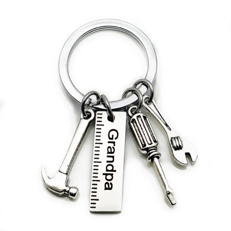 Father's Day Gift DIY Stainless Steel Key Ring