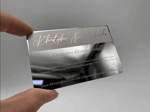 Premium Stainless Steel Business Cards Elevate Your Networking Game with Luxury Metal Cards