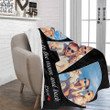 Custom Blanket with Photo Gifts for Dad,Blanket Father's Day from Daughter Son,Customized Photo Collage Fathers Blankets Husband