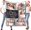 Gifts for Mom from Daughter, Son, Husband, Custom Blankets with Photos, Photo Blankets