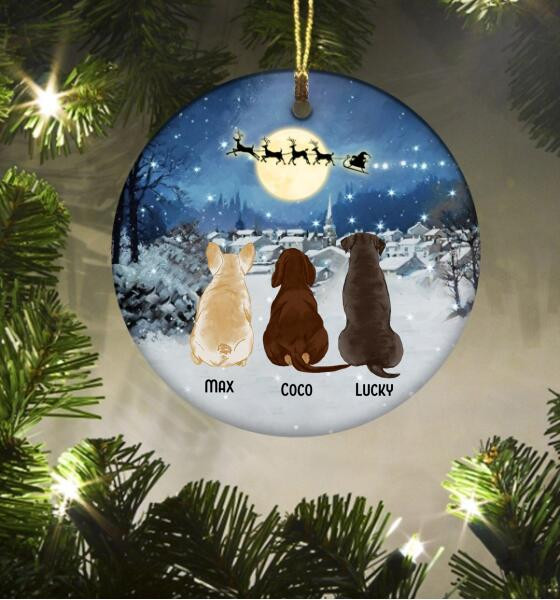 Dog Ornament, Dog Christmas Ornaments, Dog Christmas Decor, Dogs First Christmas Ornament, Personal Pet Ornaments
