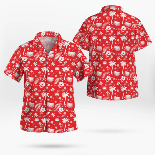 Red Regular Hawaiian Shirt with many more apparels.