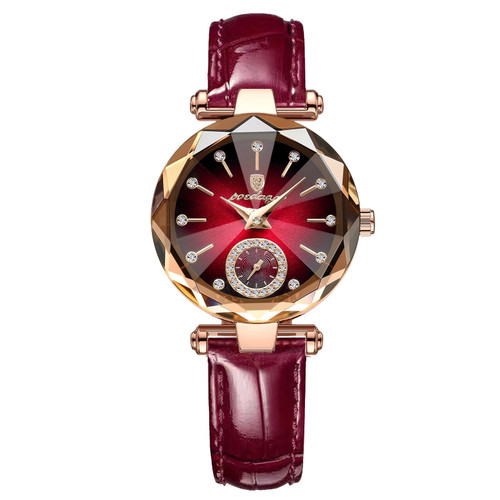 9: Luxury Woman Wristwatch Elegant Waterproof Stainless Steel Watch.