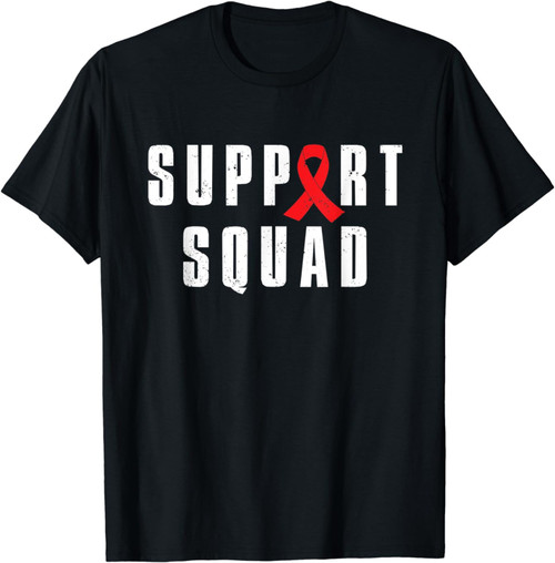 Sickle Cell Anemia Awareness Warrior Support Squad T-Shirt