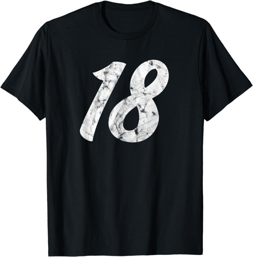 18th Birthday Gift | Classic Vintage Girls Boys 18 Year Old T-Shirt