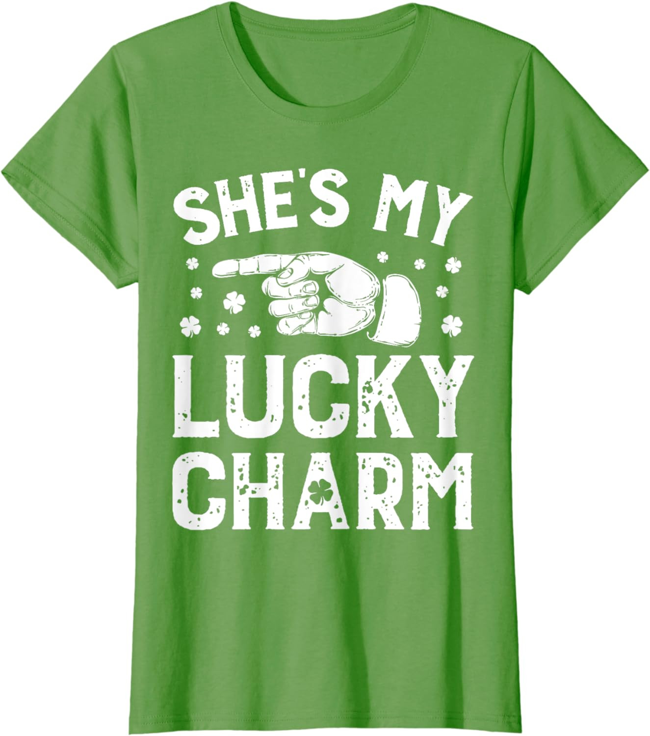 St Patricks Day Couples She's My Lucky Charm Matching Gifts T-Shirt