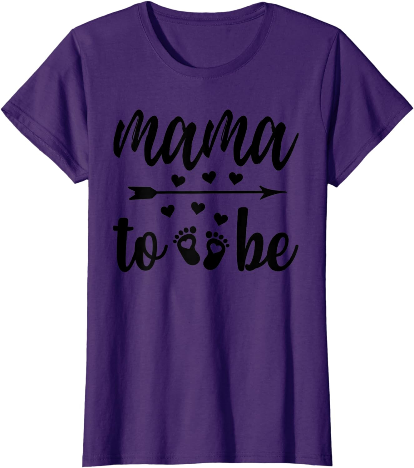 Womens Mama To Be Pregnancy Pregnant Announcement T-Shirt