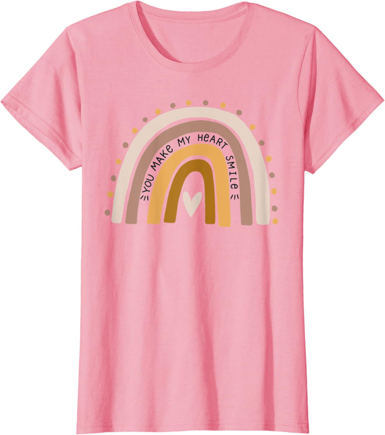 Womens Rainbow Mom Teacher Gifts Good Vibes Pastel Boho Retro Funny T-Shirt