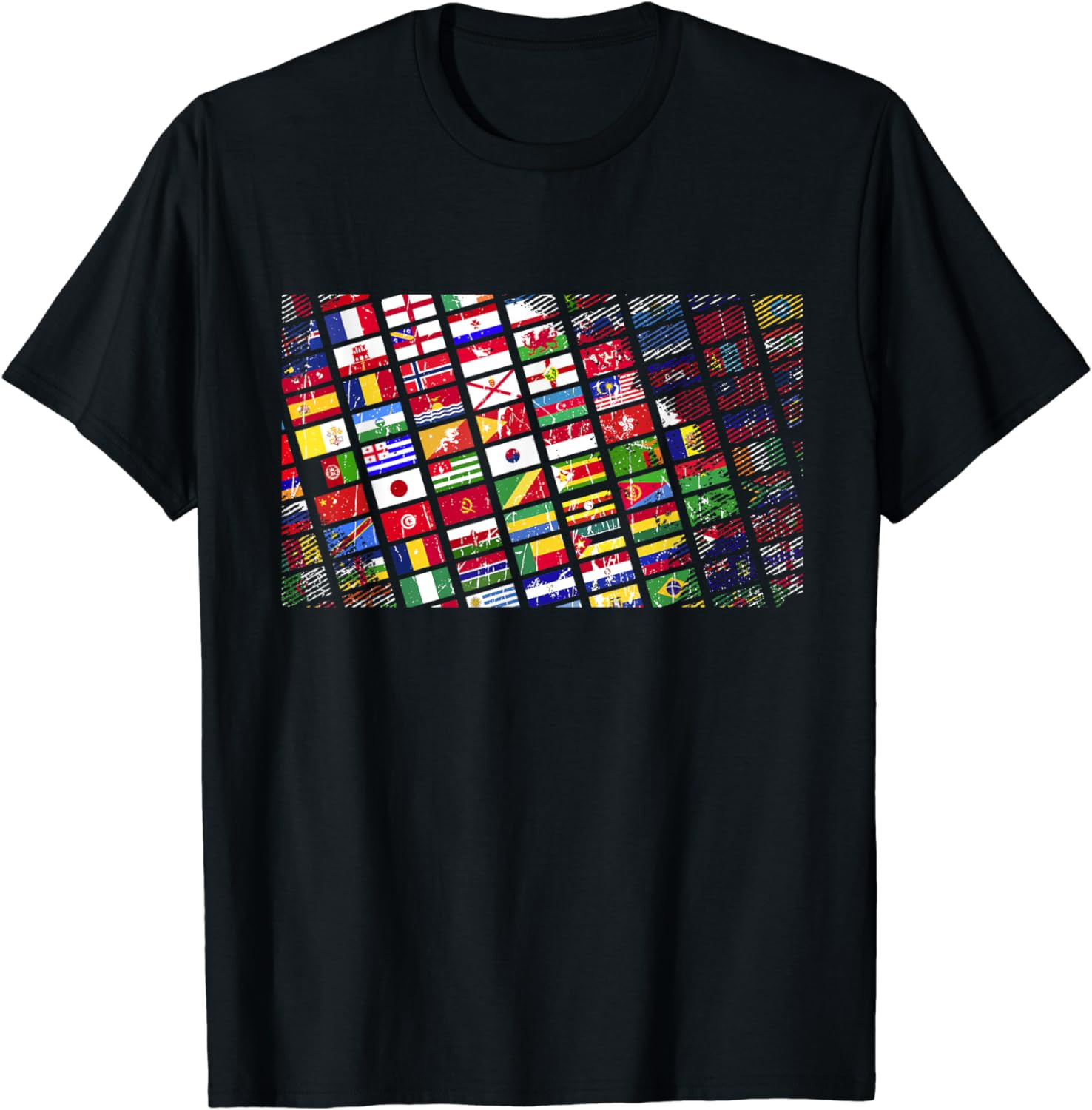World Country Flags Planet Anniversary Earth Day T-Shirt