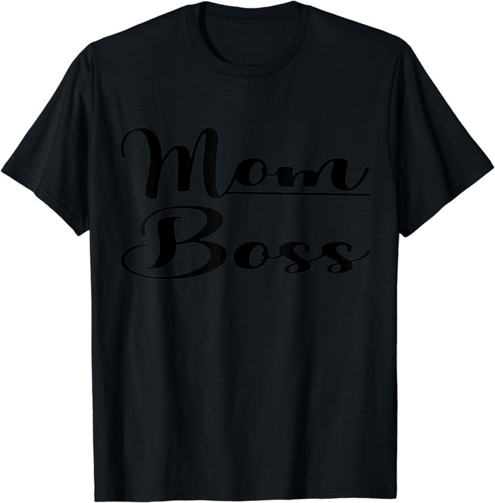 Wife Mom Boss Shirt Mom Boss Mother's Day Gift For Mother's T-Shirt