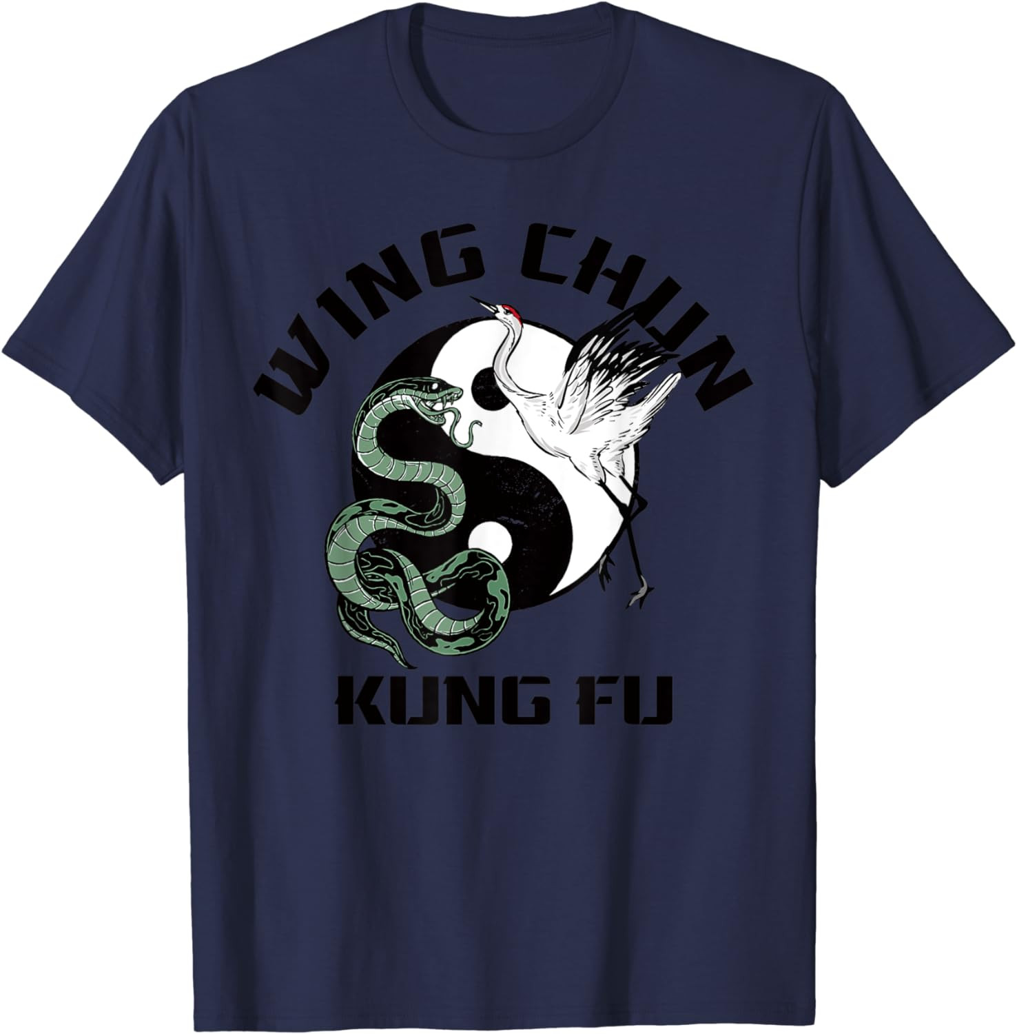 Wing Chun Yin Yang Crane Snake T-Shirt