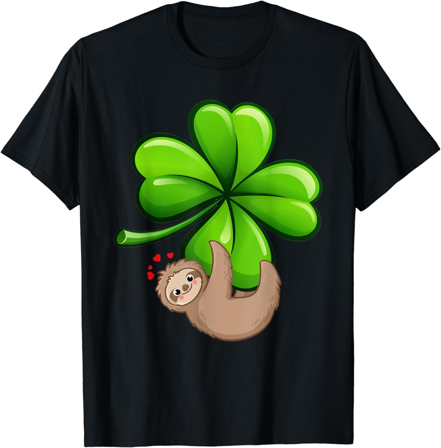 Sloth Shamrock St. Patricks Day Funny Sloth Irish Gifts T-Shirt
