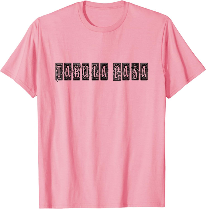 Tabula Rasa Print - Blank Slate Philosophical T-Shirt