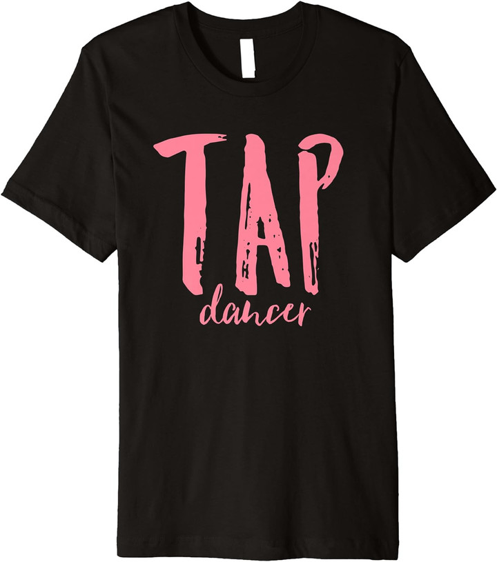 Tap Dancer Script T-Shirt Pink