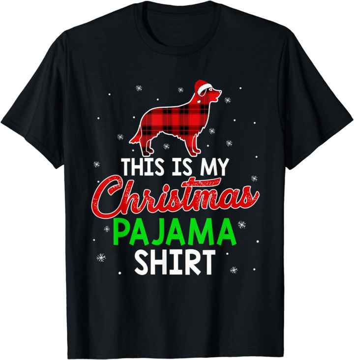 This Is My Christmas Pajama Shirt Golden Retriever Dog Gift T-Shirt