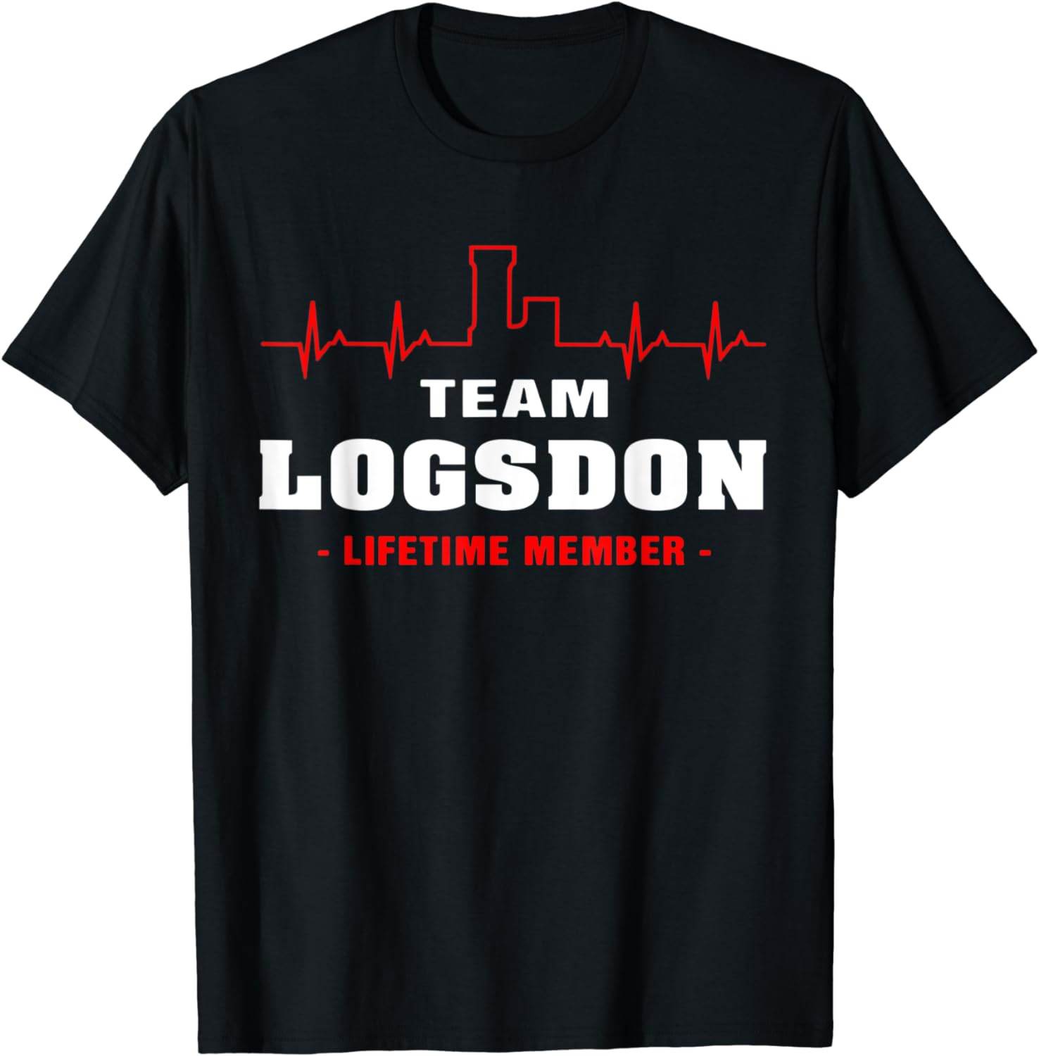 Team Logsdon Lifetime Member Proud Family Surname Logsdon T-Shirt
