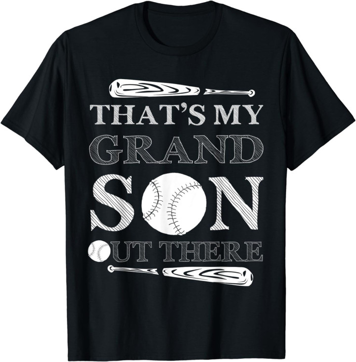 That's My Grandson Out There Baseball Papa Gigi Gift Shirt