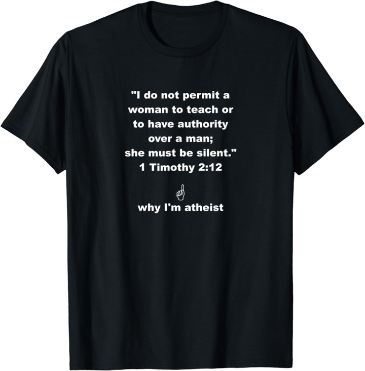 Worst Bible Quotes Atheist T-Shirt