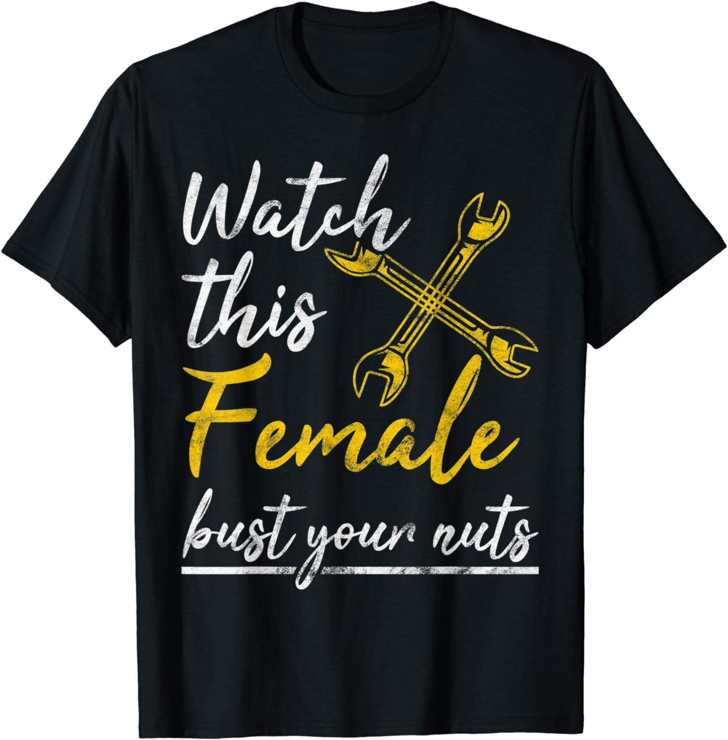 Watch This Female Auto Mechanic Statement Gift T-Shirt