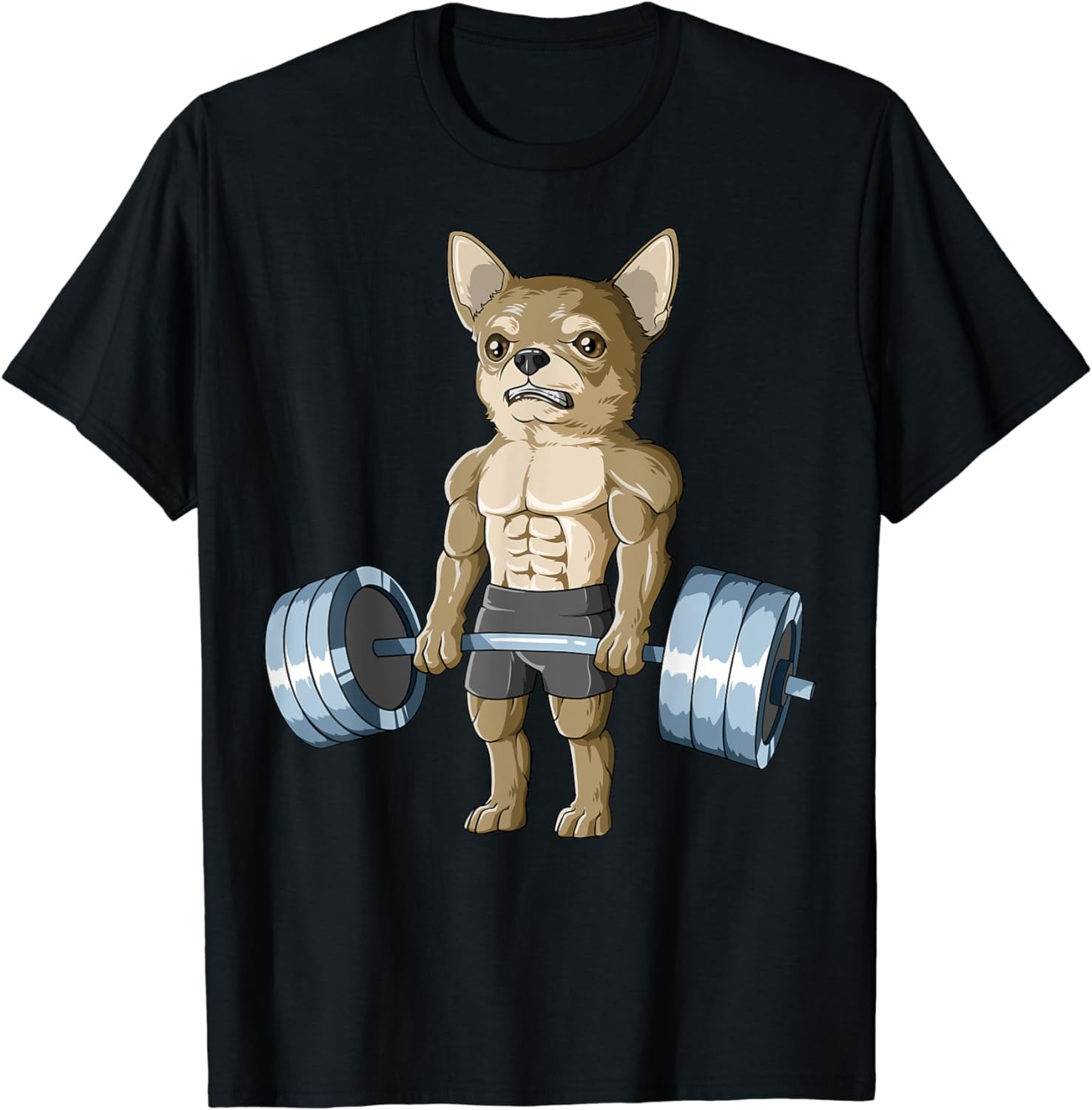 Weightlifting Chihuahua Deadlifting Chihuahua Powerlifting T-Shirt