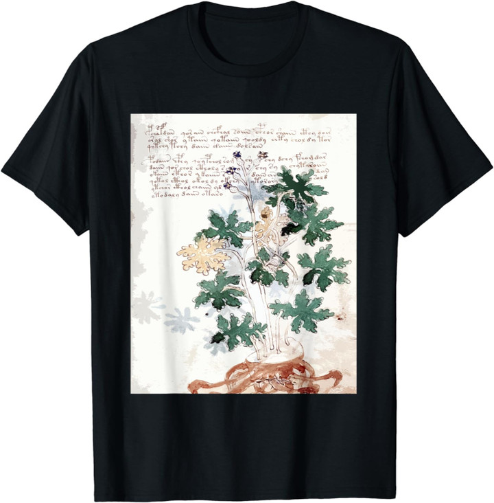 Voynich Manuscript - Italian Renaissance Codex Italy History T-Shirt
