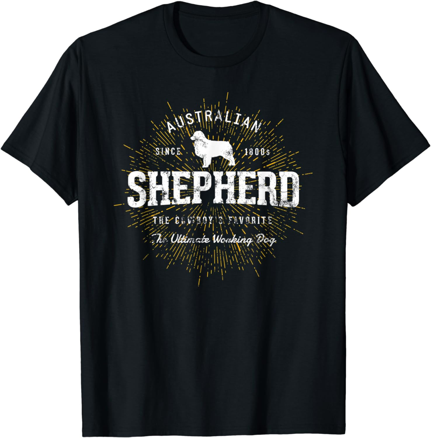 Vintage Style Retro Australian Shepherd T-Shirt
