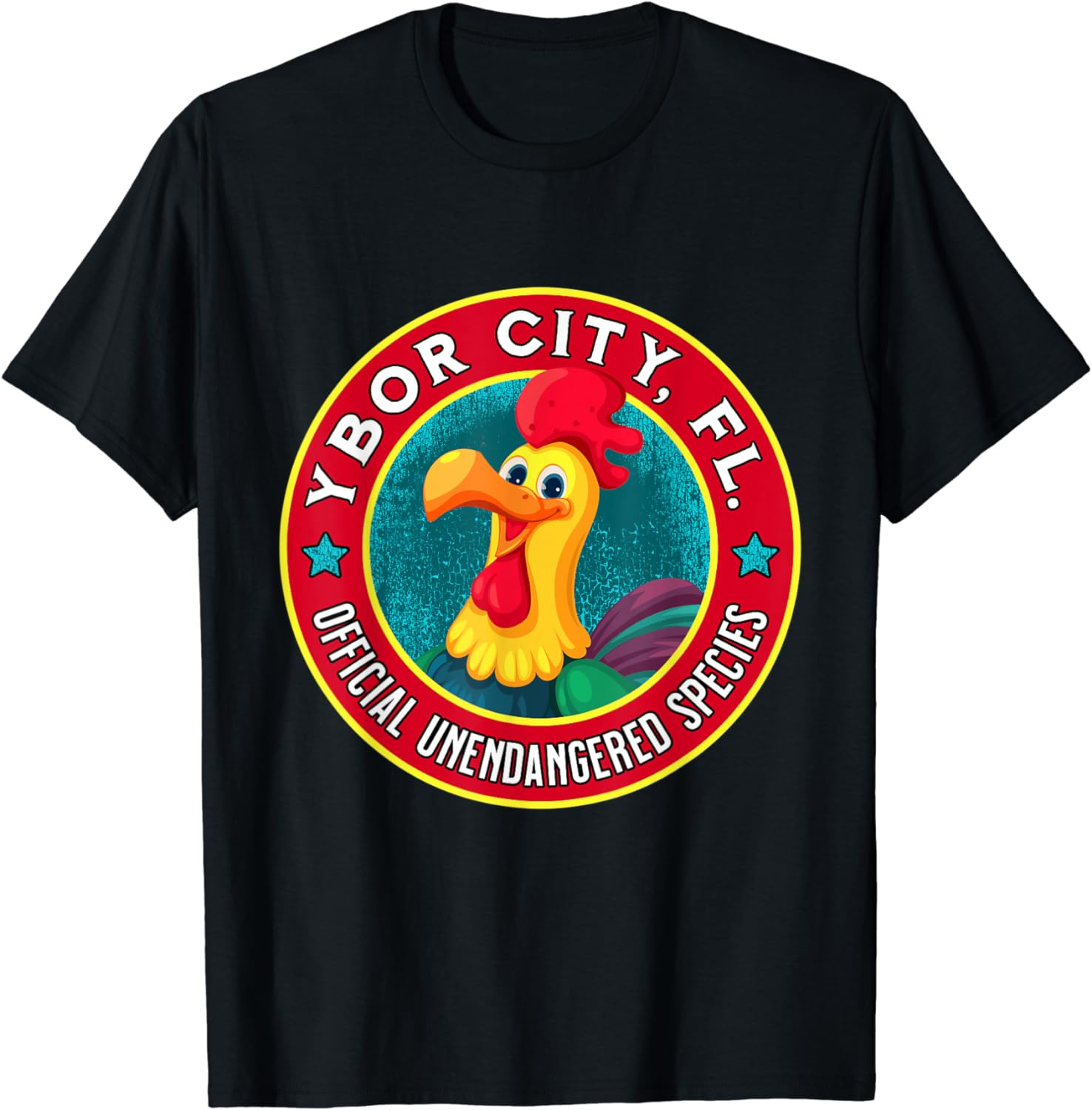 Ybor City Chicken Official Unendangered Species Souvenir T-Shirt