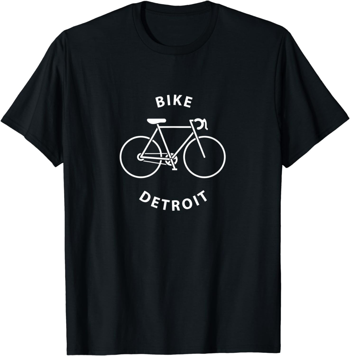 Vintage Style Bike - Detroit Michigan T-Shirt