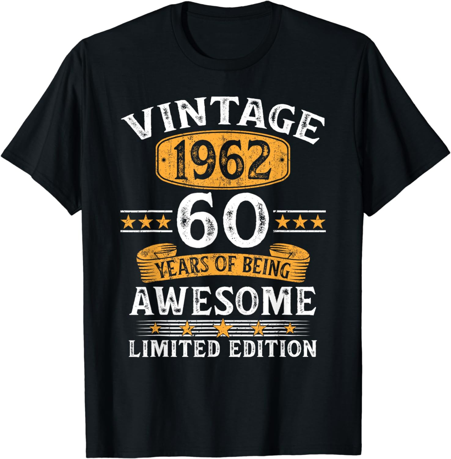 Vintage 1962 60 Year Old Gifts 60th Birthday Gifts For Men T-Shirt