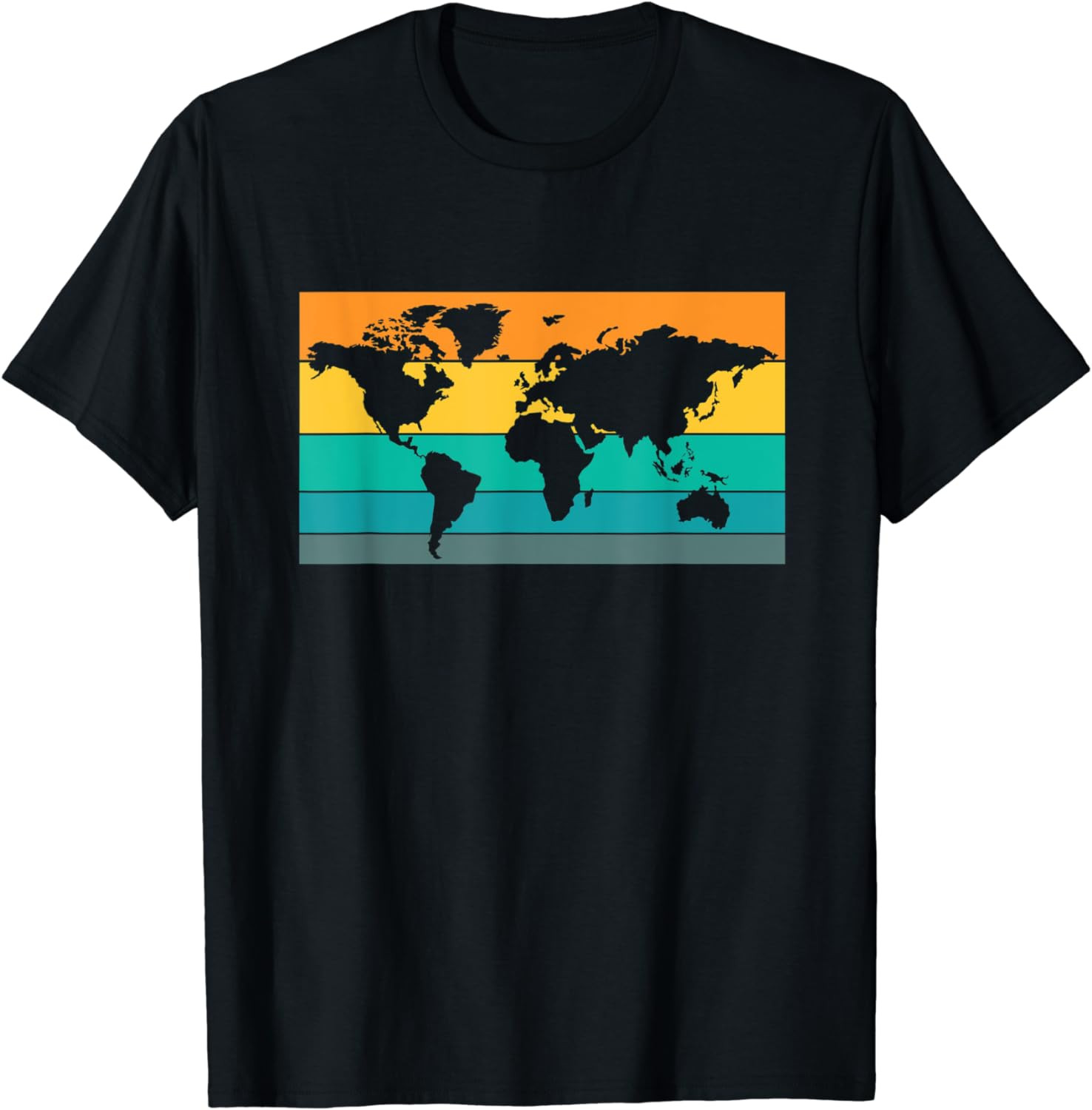 World Map Cartography For Cartographer Traveler T-Shirt