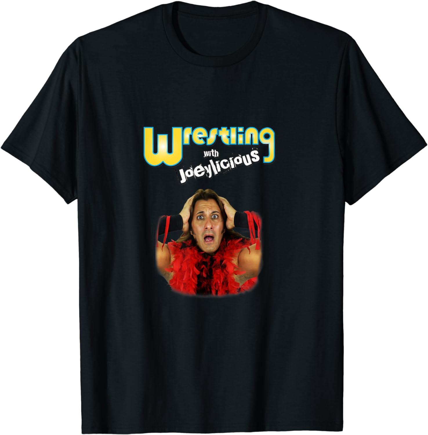 Wrestling With Joeylicious Face T-Shirt